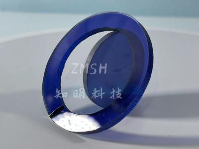 China Laser Part Synthetic Blue Sapphire Crystal Ruby Al2O3 Single Crystal For Wristwatch Glass Case for sale