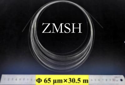 China Transparent Al2O3 Sapphire Crystal Sapphire Fiber Diameter 25um 65um 100um Loss Optical Laser for sale
