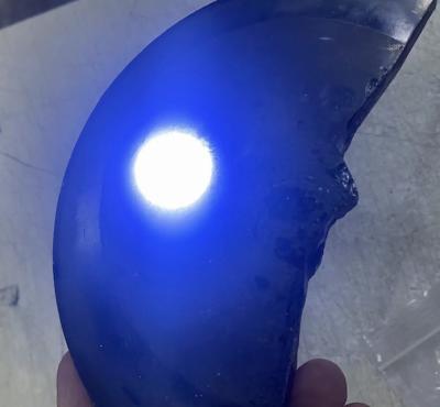 China Zusammengestelltes Laborgewachsenes Unnatürliches Blaues SIC Einzelkristall Rohmaterial für Schmuck zu verkaufen