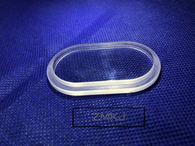 China Oblea del zafiro de la pureza elevada, lente pulida pasos ópticos del cristal del zafiro en venta