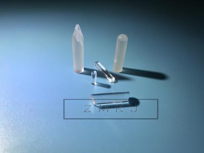 China Anti - Corrosion Sapphire Parts , Synthetic Sapphire Rod For High Temperature Thermometry for sale