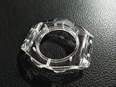 China Transparent Watch Case Sapphire Cover Glass Wear Resistance Polished Surface for sale