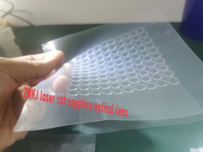 China óxido de alumínio Sapphire Glass Window sintética da espessura Al2O3 de 0.16mm à venda