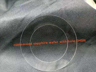China Diámetro interno 76.2m m Sapphire Optical Windows polaca del hexágono en venta