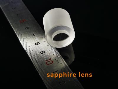 中国 Cの平面はサファイアの光学Windowsシリンダー棒レンズを磨いた 販売のため