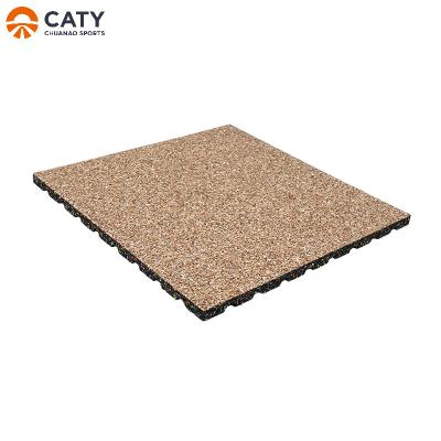 China Waterproof Sports Rubber Floor For Home Gym Anti Slip Practical for sale
