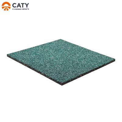 China Thickness 2cm Sports Rubber Floor Mats Wear Resistant Fireproof for sale