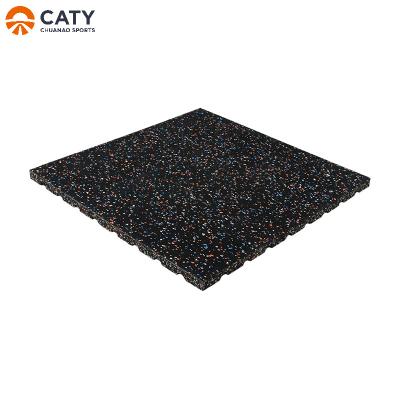 China Durable Rubber Gym Mats Recyclable , Nontoxic Garage Gym Rubber Flooring for sale