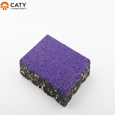 China Shockproof Playground Rubber Floor Tiles Wear Resistant Practical for sale