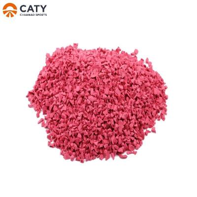 China Anti Slip EPDM Rubber Crumb Practical , Impact Absorbing Colored Rubber Granules for sale