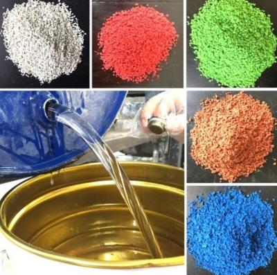 China Smooth Cover PU Binders For Rubber Granules Multipurpose Durable for sale