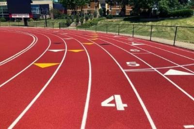 China ISO Athletic Running Track Installation Multipurpose Anti Skid for sale