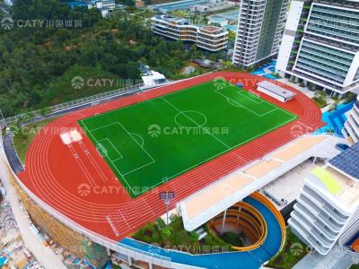 China Sandwich System Spray Coating Running Track For University Competition Stadium en venta