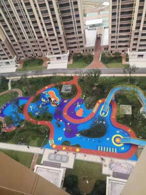 China Coloful UV Resistant Rubber Flooring outddor For Community/Housing Estate/Park for sale