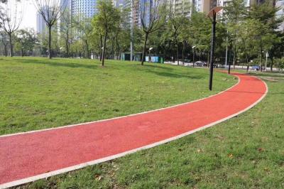 China Anti UV Jogging Track Sidewalk Rubber Flooring For Park/Sports Centre en venta