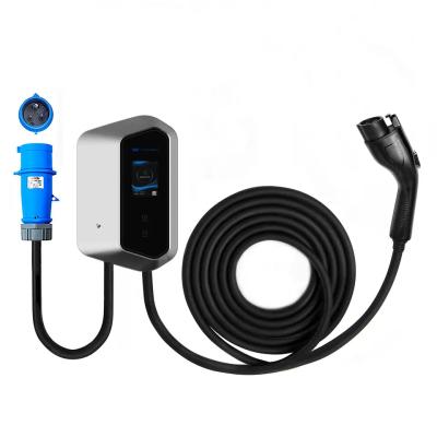 China RCD Type B Wall Mounted EV Charger Type 1 Charging Interface -30C- 50C for sale