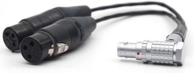 Cina Atomos Lemo 10 Pin To XLR 3 Pin Female Connector Breakout Audio Input Cable Per Shogun Monitor Recorder in vendita