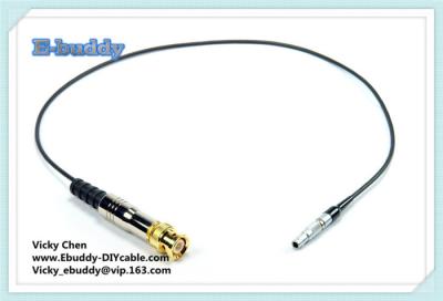 China Lemo 00B 4 Pin Male To Male BNC Timecode Cable For Red Camera SYNC for sale