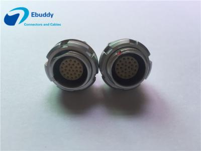 China Multi Pin 2B 26pin PCB Printed Circuit Board Connector With Lemo Push Pull Socket ECG.2B.326 for sale