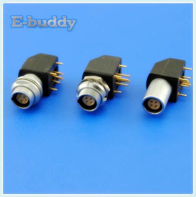 China 2 Pin-Leiterplatte-Verbindungsstück-Rückseite installierter Ellbogen-Sockel zu verkaufen
