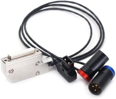 中国 DB25 Lectrosonics Wisycom Audio LTD Receiver DB25 Female Interface Audio Output Dtap XLR 3Pin Power Supply cable 販売のため