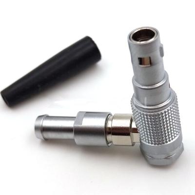 China Lemo 00 Lemo B Series Connectors Mininature Right Angle FHG 5 Pin Male Connector FHG.00.305 for sale