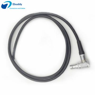 China 2 Pin Elbow Lemo Male To Flying Leads 1M ( 39 Inch ) Connector Cable for sale