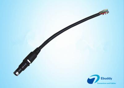 China Custom Cable Assembly Military Cable With Fischer Connectors Black for sale