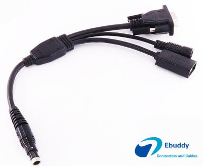 China GPS handheld terminal data cable fischer compatible custom cable to DB9 USB for sale