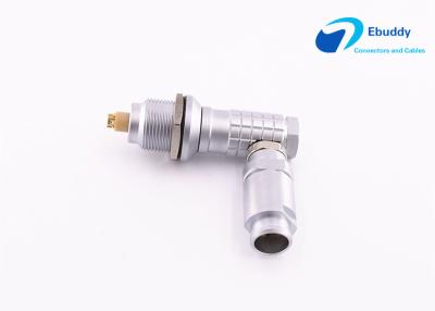 China Lemo Fiber Optic Connectors K Series FHG Right Angle 6 Pin Elbow Plug FHG.0K.3026.CLAC for sale