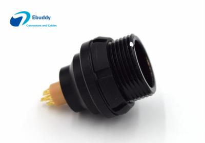 China Black color Lemo EGG rear panle mounted female socket EGG 1K 4pin receptacle EEG.1K.304.CLL for sale