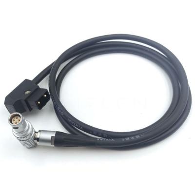 China Red epic 12V DC power supply cable Lemo right angle FHJ 1B 6 pin female to D-tap cable for sale