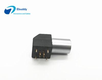 China EPG 0B 304 4 Pin Printed Circuit Board Connector Lemo PCB 90 Degree Right Angle for sale