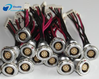 Κίνα Καρφίτσα ΑΥΓΏΝ 0B 1B 2B 6 καλωδίων παροχής ηλεκτρικού ρεύματος συνήθειας παρουσιάσεων σε συνέχειες Lemo Β στον τύπο Molex προς πώληση