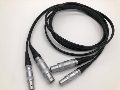 China Double Lemo 0S To Lemo 01 Custom Cable Assembly 6ft Length For Ultrasonic Probe for sale