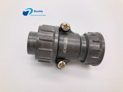 China Female Plug Circular Cable Connectors 3 Pin P20K3P PPS Insulator CE ROHS Certificted for sale