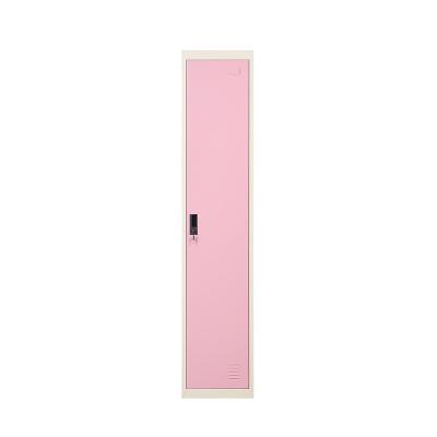 China Wholesales pink bedroom steel vertical clothes storage locker metal locker Te koop