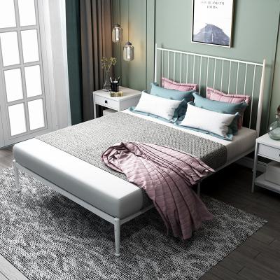 China 2022 Latest Modern Design Metal Bed Frame Livingroom Size Steel Single Bed zu verkaufen