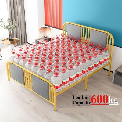 China Metal Bed Frame Steel Single Bed Bedroom Furniture Wholesale Factory Price zu verkaufen