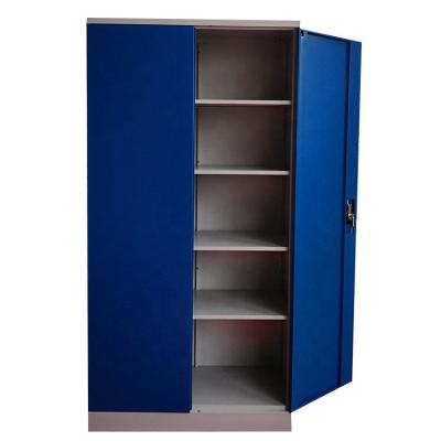 China Office 2 Swing Doors 5 Layer Lockable Filing Cabinets for sale