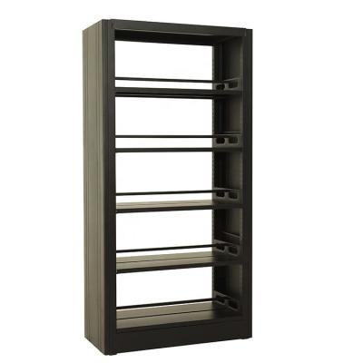 China 80kg / Layer Double Sided Movable Bookcase Metal Shelves for sale