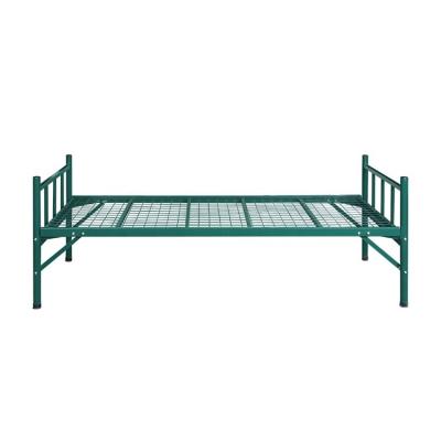 China spray paint Army Folding Single Metal Bed Frame for sale