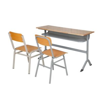 China OEM RAL Colour University School Desk With Chair for sale