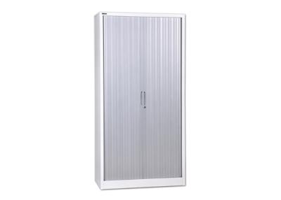 China Office Tambour 2 Door Storage Cabinet With Lock for sale