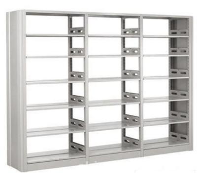 China 80kg/Layer Double Sided Movable Muchn Bookcase Metal Shelves for sale