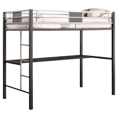 China Double Layer Single Metal Bed Queen Size Metal Bed Frame for sale