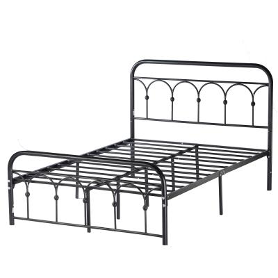 China Bedroom Furniture Adult Single Metal Bed Frame ISO9001 ISO14001 Certified for sale