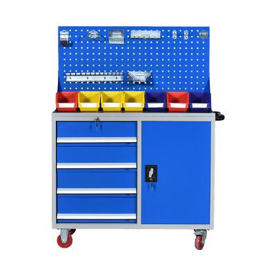 China Mobile Tool Trolley Cabinet Tools Cabinet Set With Drawers and Hand for workshop garage use zu verkaufen