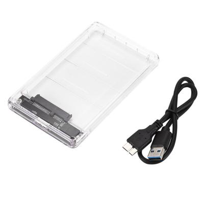 China EAGET High Quality SATA 3.0 Acrylic Material Hard Drive HDD Transparent Enclosure for sale