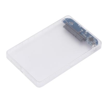 China EAGET OEM Factory Price White Plastic SATA3.0 USB 3.0 Hard Drive HDD Enclosure for sale